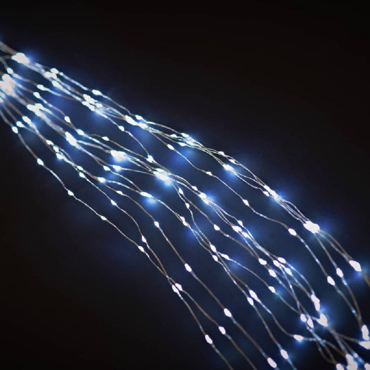 The Seasonal Aisle 672 Clear Sparkle LED Cascading Micro Tree Net